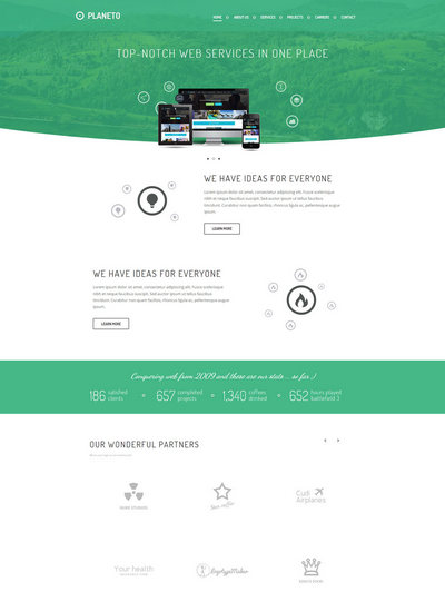 html5响应式生态节能环保设计公司企业网站模版