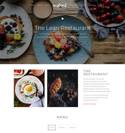 餐饮美食加盟餐饮服务公司html网站模板
