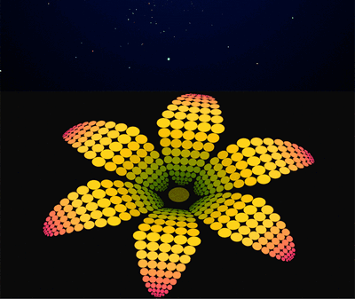 酷炫的html5 canvas全屏背景动画特效